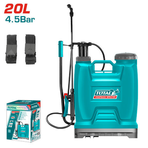 20L (5.3 Gal) Knapsack Sprayer – 4.5 BAR Backpack Sprayer with Fiberglass Lance