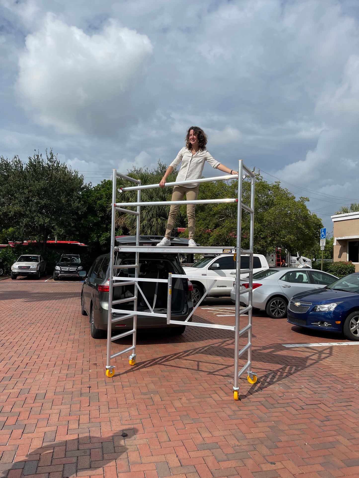 CUSTERS FOLDY Pro Series 13 Aluminum Scaffold