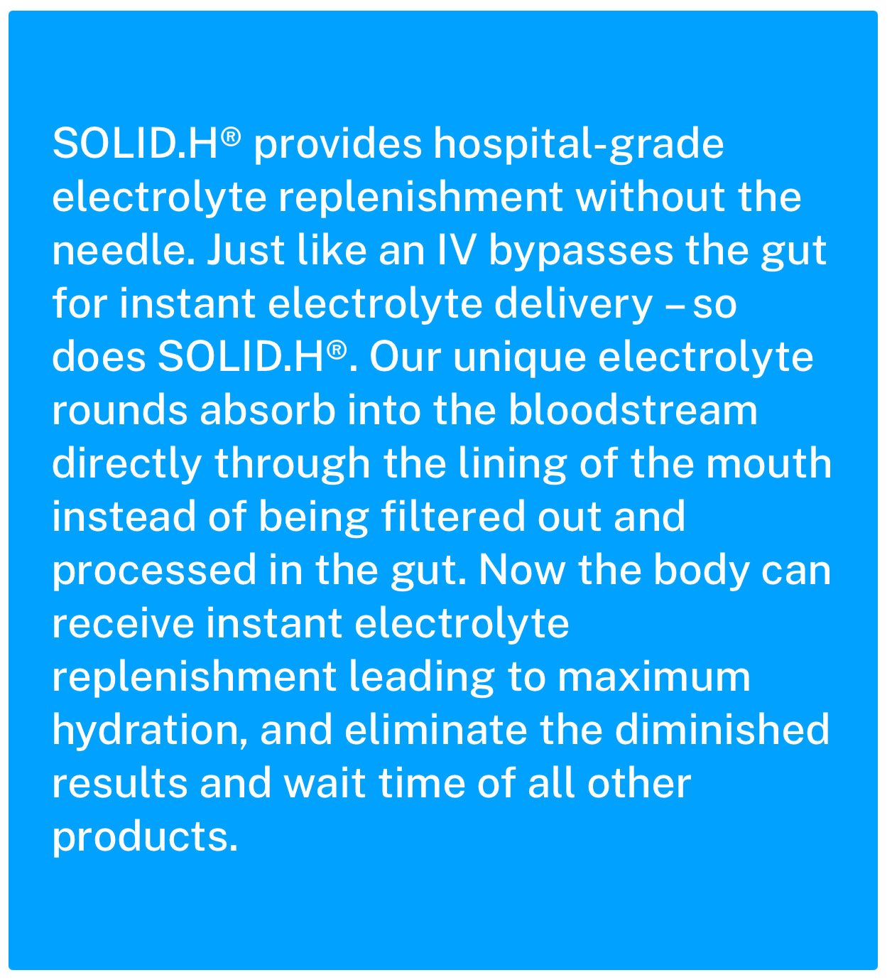 SOLID® Hydration