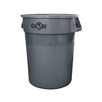 Grey Waste Containers - 32 Gallon / Grey